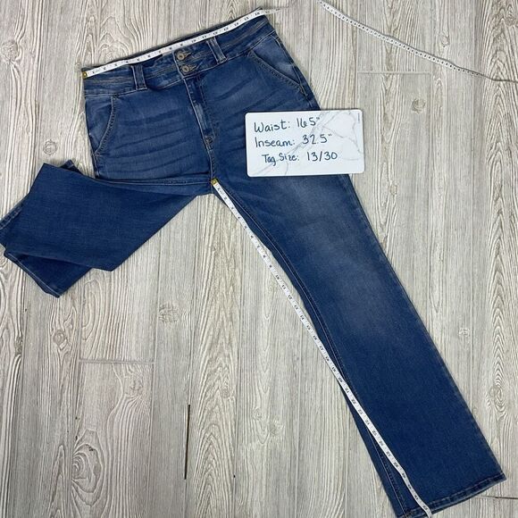 KanCan Matilda High Rise Jeans Size 13/30 Medium Wash Bootcut Stretch - Picture 10 of 10